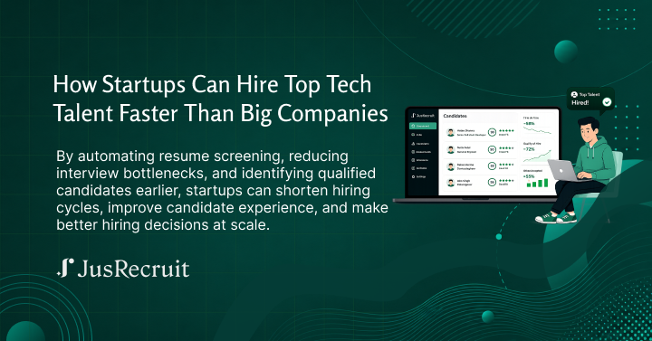 Startups Can Hire Top Tech Talent Faster Than Big Companies using AI Interviews