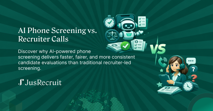 AI Phone Screening vs Recruiter Phone Screening