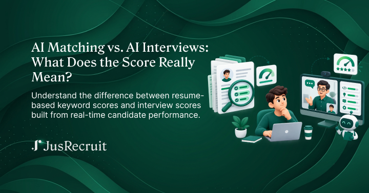 AI keyword matching vs AI interviews - Scoring